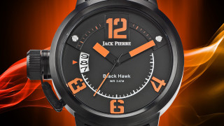 Watch black dial orange hands 2 - a. b. jackson free wallpaper