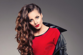 Elina karimova leather jacket fashion - style free wallpaper