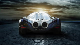 Futuristic car night cloud sky - a futuristic car free wallpaper