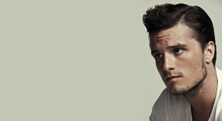 Man goatee white shirt gray - free portrait wallpaper