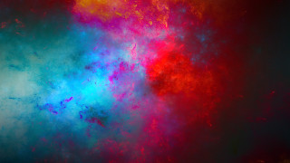Colorful plane clouds abstract space - benoit b. mandelbrot free wallpaper