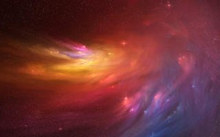 Colorful swirl smoke stars red - christopher balaskas free wallpaper