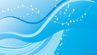 Blue background stars lines wave - line free wallpaper