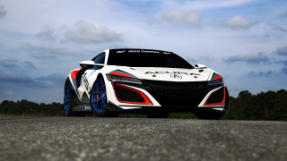 White red sports car road 3 - a road next free wallpaper