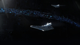 Starship cityscape milkyway night space - a star war free wallpaper