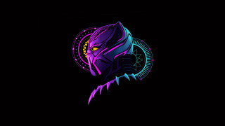Purple blue animal yellow eye - altichiero free wallpaper