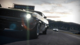 Car headlights lights road background - a car in the background free wallpaper