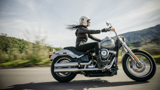 Woman motorcycle riding helmet biker - a woman riding free wallpaper