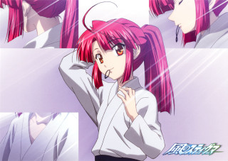 Girl pink hair white shirt 4 - she free wallpaper