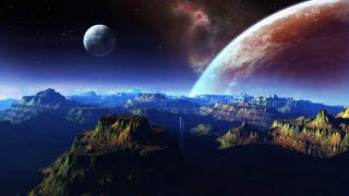 Planet star system space aurora - image of a planet free wallpaper