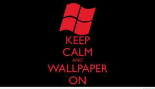 Red black keep calm wallpaper - sign free wallpaper