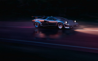 Night drive retrofuturism ultrafinedetail outrun - outrun free wallpaper