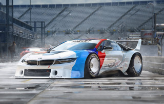 Bmw racecar red white blue 2 - paint job free wallpaper