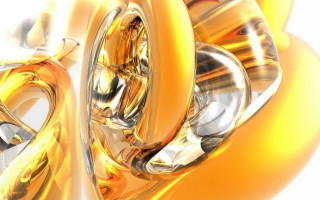 Yellow abstract background white circular - circular free wallpaper