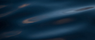 Blue brown ocean clouds minimalism - the water below free wallpaper