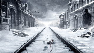 Train blood snow castle bird - the snow free wallpaper for desktop