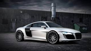White car parking lot building 3 - andrew law free wallpaper