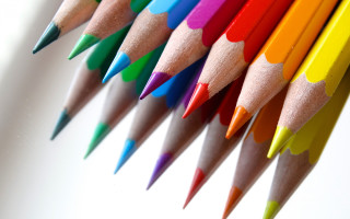 Colored pencils child drawing pastel 4 - a childs free wallpaper