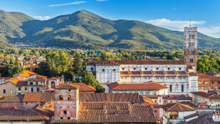 City tower mountains sky architecture - cimabue free wallpaper
