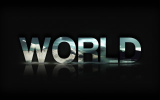 World dark reflection sky 3d - a reflection of the sky free wallpaper