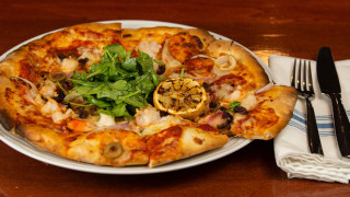 Pizza lemon plate cutlery autumn - delaunay free wallpaper