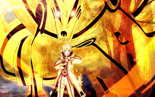 Woman yellow explosion flame longhair - a painting of a woman free wallpaper