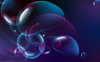 Blue purple bubbles abstract airbrush - background free wallpaper for desktop