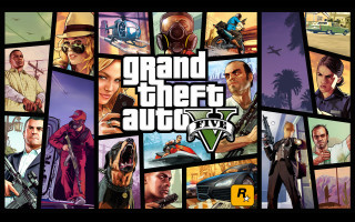 Gta characters vehicles collage lesnabis - a collage free wallpaper