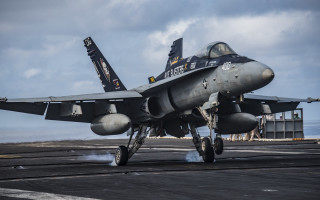 Fighter jet runway airport building - a ladder free wallpaper