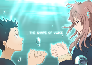 Couple touching hands bubbles voice - the air above them free wallpaper