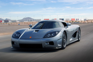 Silver sports car driving road 2 - luxury free wallpaper