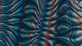 Colorful abstract wavy lines fractals - wavy line free wallpaper