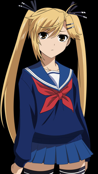 Girl blonde hair sailor outfit - a girl free wallpaper