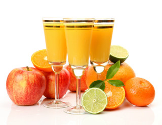 Orange juice glasses fruit white 2 - bourgeoi free wallpaper
