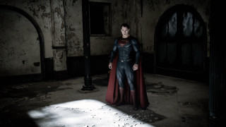 Superman costume dark room shadow - everett warner free wallpaper