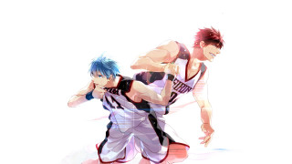 Anime characters basketball red blue - a poster free wallpaper