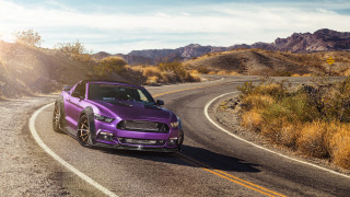Purple car desert mountains sunbeam - a road in the desert free wallpaper