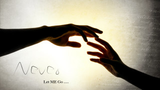 Hands light shining message gloves - two hand free wallpaper