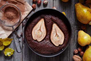 Chocolate cake pear nuts milk - arbeitsrat für kunst free wallpaper