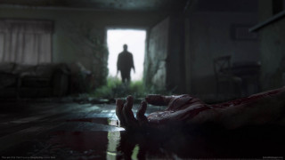 Man dark room bloody hand - another room free wallpaper