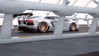 White sports car gas pump - andrew law free wallpaper