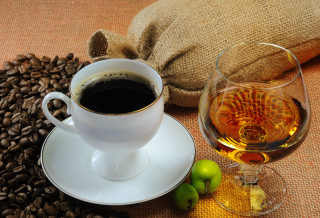 Coffee wine beans tablecloth conceptual - cao zhibai free wallpaper