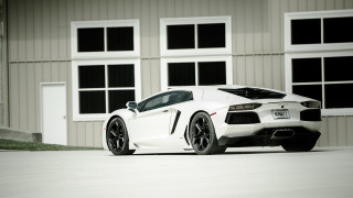White sports car building windows - window free wallpaper for desktop