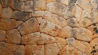 Stone wall tree clock concrete - andy goldsworthy free wallpaper