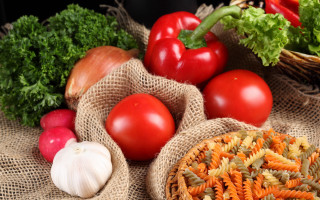 Vegetables autumn food nature leaves - arcimboldo free wallpaper