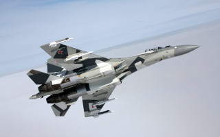 Fighter jet blue sky clouds 19 - sky free wallpaper