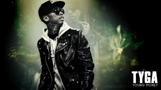 Tyga leather jacket hat green - visual art free wallpaper