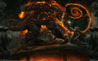 Demon battle fire pit sword - a fire pit free wallpaper