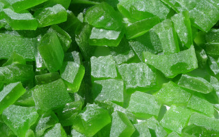 Green sugar cubes water droplets - cui bai free wallpaper