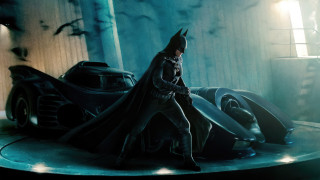 Batman car figure bats room - matte drawing free wallpaper